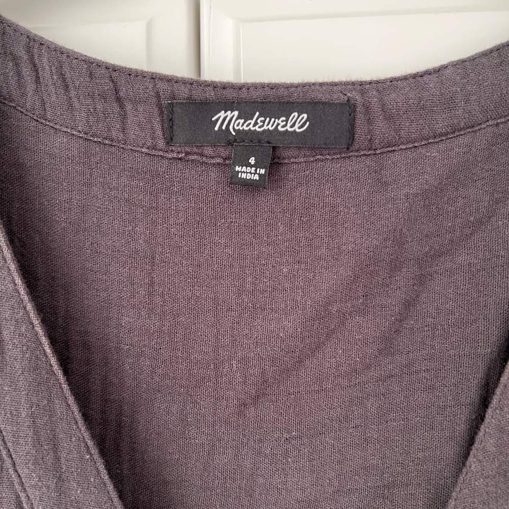 Madewell Black Midi Dress - Picture 2 of 3